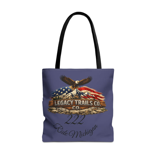 Freedom Runs Deep Eagle Tote Bag — Legacy Trails Co. American Flag Design