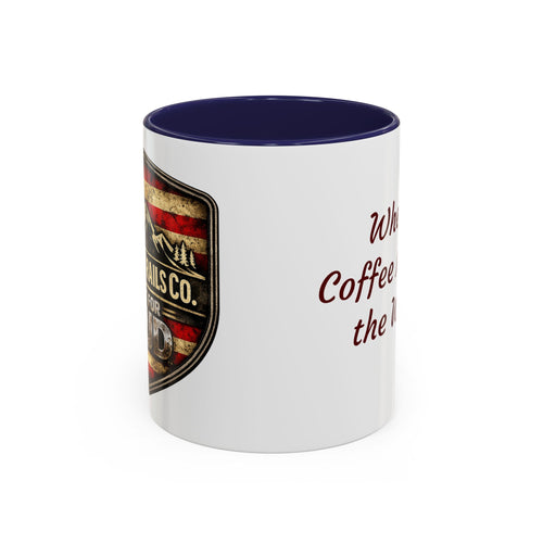 Built for Mud Coffee Mug — Legacy Trails Co. Vintage Off‑Road Flag Design