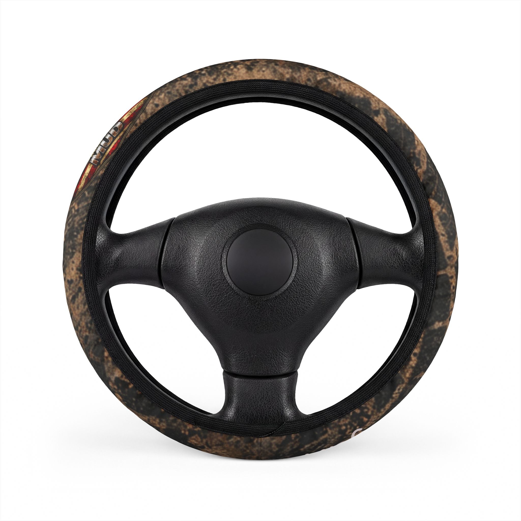 Camo Brown Steering Wheel Cover – Rugged Camouflage Car Accessory