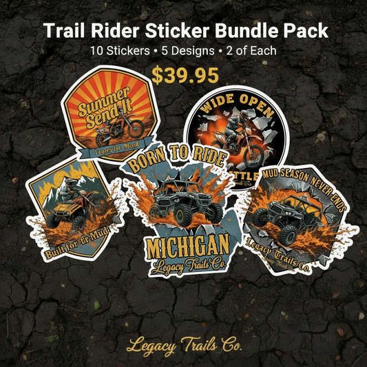 Trail Rider Sticker Bundle Pack (10pk)